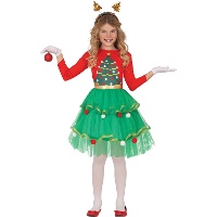 Fantasia de Árvore de Natal infantil