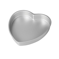 Forma de alumínio de coração de 35 x 7,5 cm - Decora