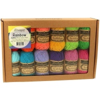 Pack de 12 novelos SoftFun Rainbow de 50 gr - Scheepjes