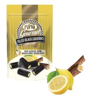 Alcaçuz preto recheado com limão gourmet - Fini - 180 gr
