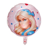 Balão da Barbie Girly de 45 cm