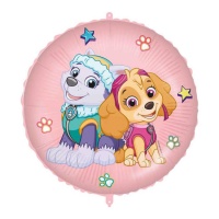 Paw Paw Patrol Dog Patrol Balloon Skye e Everest 46 cm - Partygram