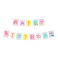 Guirlanda de Happy Birthday da Gabby de 3 m