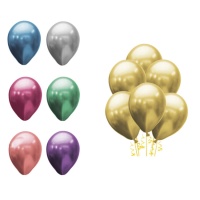 Balões de látex platinum de 12 cm biodegradáveis - Globos Payaso - 100 unidades