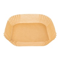 Moldes de 20 cm para fritadeira quadrada de 3,5 a 5 L - 50 unid.