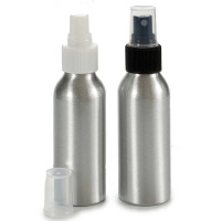 Frasco de spray preto ou branco de 100 ml com tampa sortida - 1 unid.