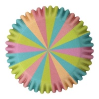 Cápsulas de cupcake com cunhas de bolo - PME - 30 pcs.