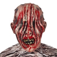 Máscara de zombie ensanguentada sem olhos