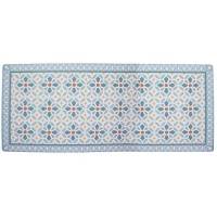 Tapete de cozinha 1,20 x 0,50 m Azul claro hidráulico