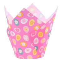 Cápsulas de tulipa de papel para muffins de ovos de Páscoa - PME - 24 unid.