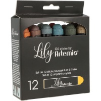 Lápis de cor metalizados - Artemio - 12 unidades