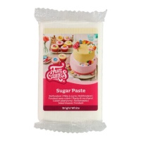 Pasta de açúcar branco brilhante 250 gr - FunCakes