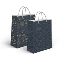 Saco de oferta azul-marinho Constellations 23 x 18 x 10 cm - 1 unid.