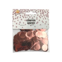 Círculos de confettis ouro rosa 15g