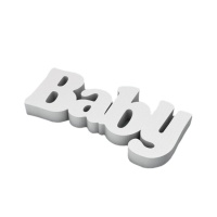 Figura de esferovite Baby de 15 x 29 cm