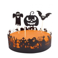 Topos e contornos para bolos de Halloween - scrapcooking - 4 pcs.