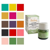 Corante em gel colorido 28 gr - Decorar