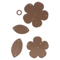 Conjunto de recortes Magnólia - Artemio - 5 peças