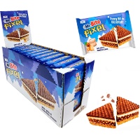 Mr Bitel Pixel chocolate com creme de avelã 30 gr - 24 unidades