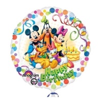 Balão de Feliz Aniversário de Mickey 43 cm - Anagrama
