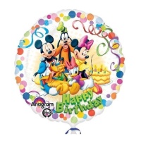Balão Feliz Aniversário Mickey 43cm - Anagrama