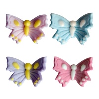 Figuras de açúcar de borboletas 2,5 cm - Dekora - 120 unidades