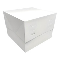 Caixa de 50 x 50 x 20 cm para torta ajustável com 4 alturas - 5 unidades