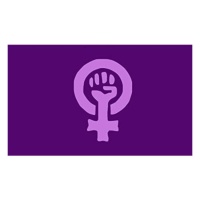Bandeira feminista de 0,90 x 1,50 m