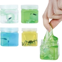 Slime com aranhas e alienígena de Halloween - 1 unidade