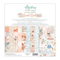 Kit de papéis para scrapbooking Sunset Beach - Mintay Papers - 12 folhas