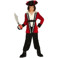 Fato de pirata com caveira para criança