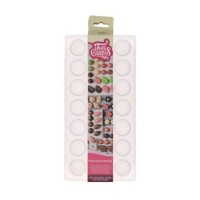 Molde de chocolate Swirl - FunCakes - 21 cavidades