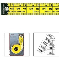 Fita métrica de costura 1,5 m x 1,9 cm amarela - Hoechstmass