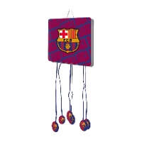 Pinhata quadrada do FC Barcelona 40 x 40 cm
