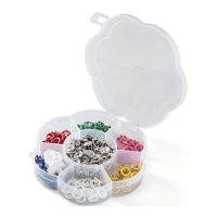Pregadeiras de 0,8 cm com floreira - Prym - 60 pares