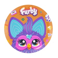 Pratos de Furby de 18 cm - 8 unidades