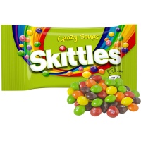 Rebuçados em borracha com cobertura de açúcar sabor a fruta - Skittles Frutas - 38 gramas