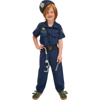Fantasia de policial infantil oficial