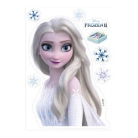 Folha de hóstia de Frozen de 14,8 x 21 cm - Dekora