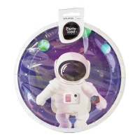 Placas Astronauta Espacial 23 cm - 8 unid.