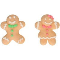 Bonecos de açúcar em forma de pão de gengibre - FunCakes - 8 peças