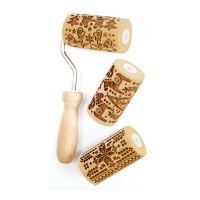 Kit de mini rolos marcadores de Natal - Scrapcooking - 4 pcs.