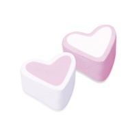 Marshmallows coração - Corações Finitronc - 125 unidades