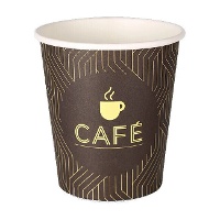 Copos de papelão de 200 ml para café - 100 unidades