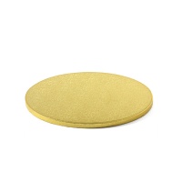 Base de bolo redonda dourada de 35,5 x 35,5 x 1,2 cm - Decora