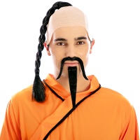 Peruca Shaolin com trança