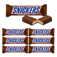 Snickers de chocolate de leite com amendoins - 6 unidades