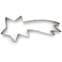 Molde ou cortador de estrela cadente XXL, 28 x 13 cm - Decorar