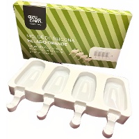 Molde de silicone para gelados grande - Azucren - 4 cavidades