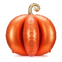 Balão de Abóbora 3D Laranja de 90 x 90 cm